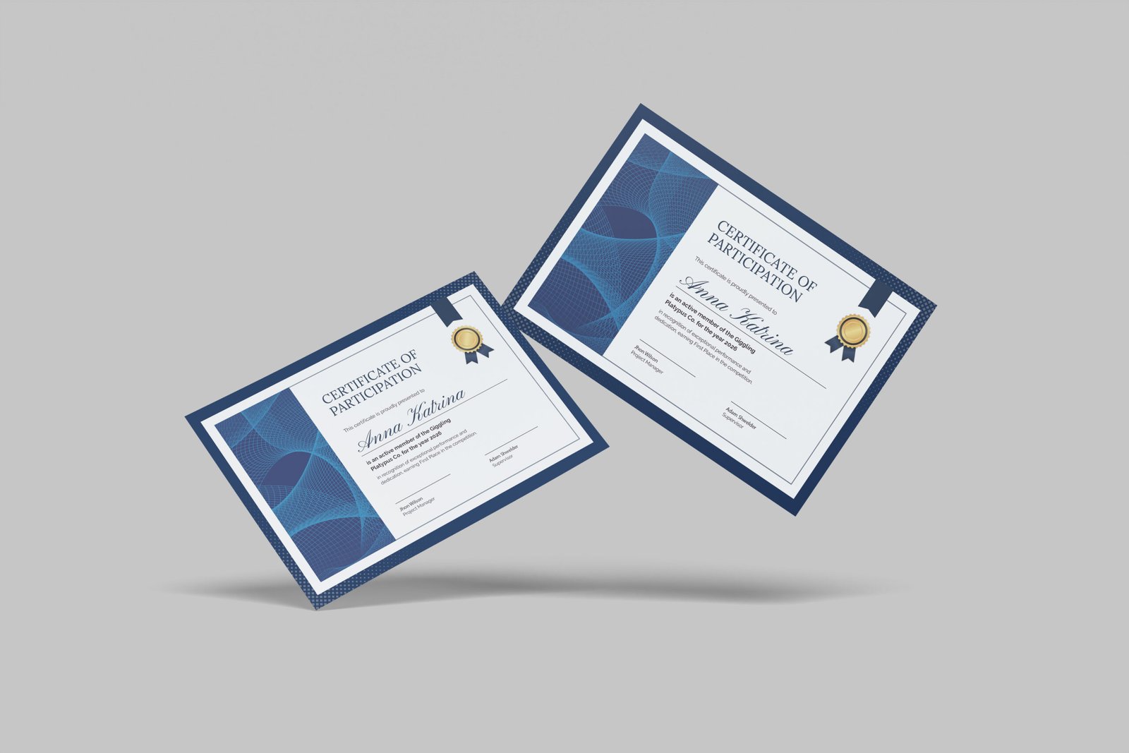 Certificate & Cards