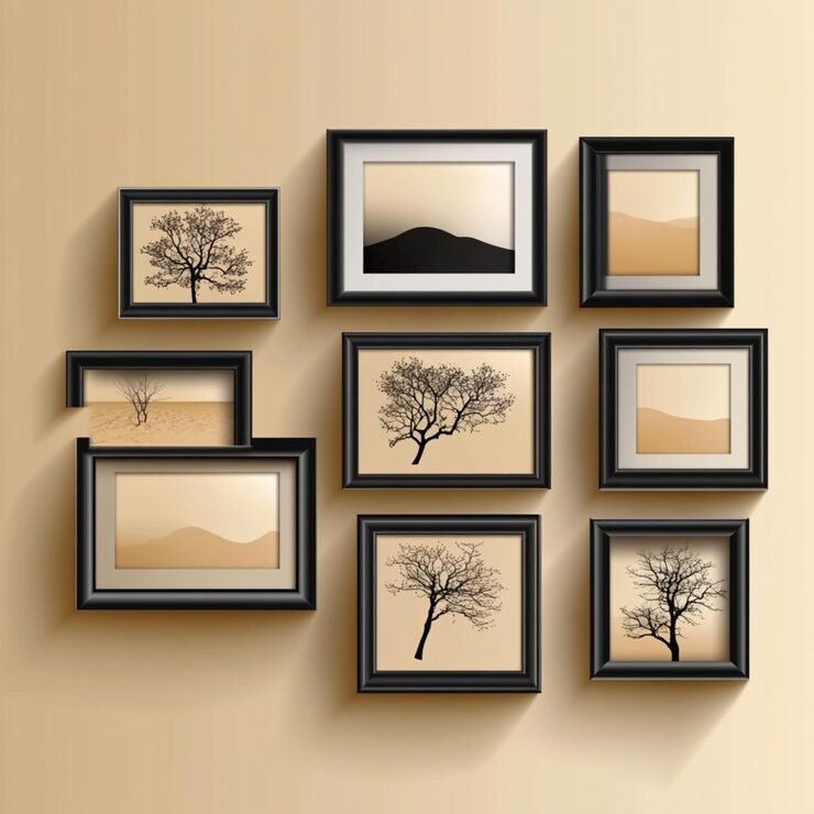 Framed photos